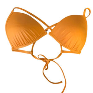 Aerie two piece bikini bra top. Gold. Size XL.